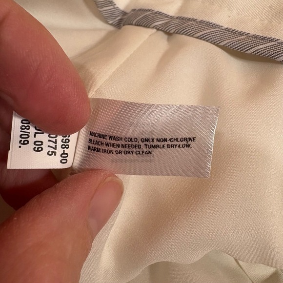 Gap Women's Cream Sailor Button Wide Leg Pants Size 12 Regular NWT - Picture 7 of 12